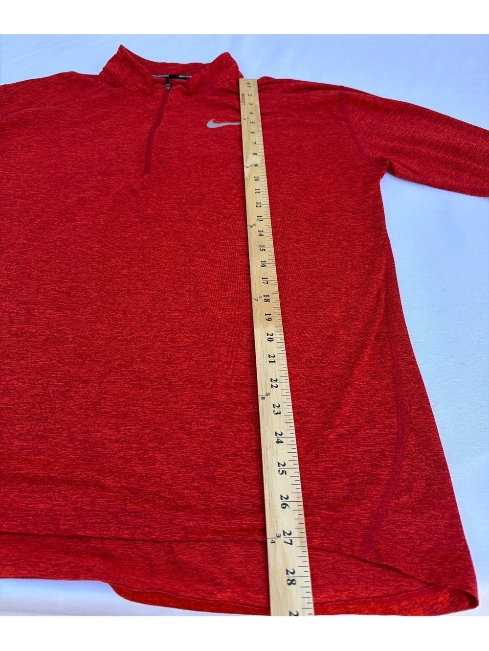 Nike Running Men's XXL Red Dri-FIT Quarter Zip Long Sleeve Pullover - Picture 5 of 8